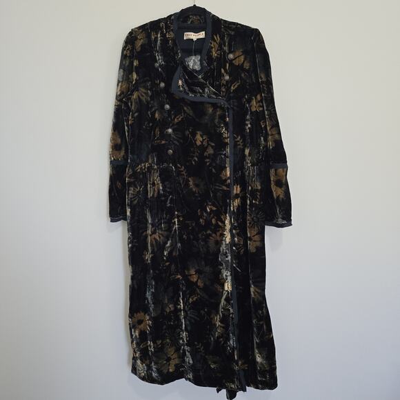 Free People Hazel Velvet Duster - XL - New without Tags - Picture 6 of 8